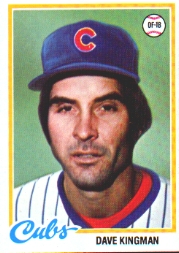 1978 Topps Baseball Cards      570     Dave Kingman